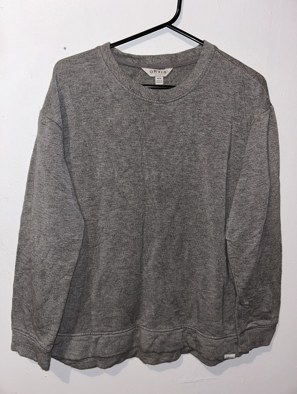 Orvis Gray Crewneck Sweater